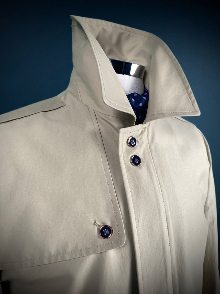 ITALIAN Waterproof Harrington. TAN.
