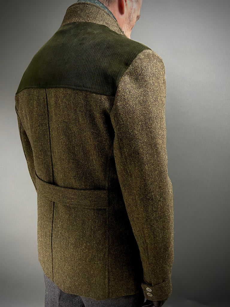 Dark Olive Utility Coat. 38R only.