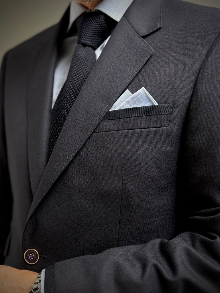 MIDNIGHT NAVY, Merino Wool Classic Blazer.