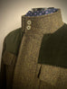 Dark Olive Utility Coat. 38R only.