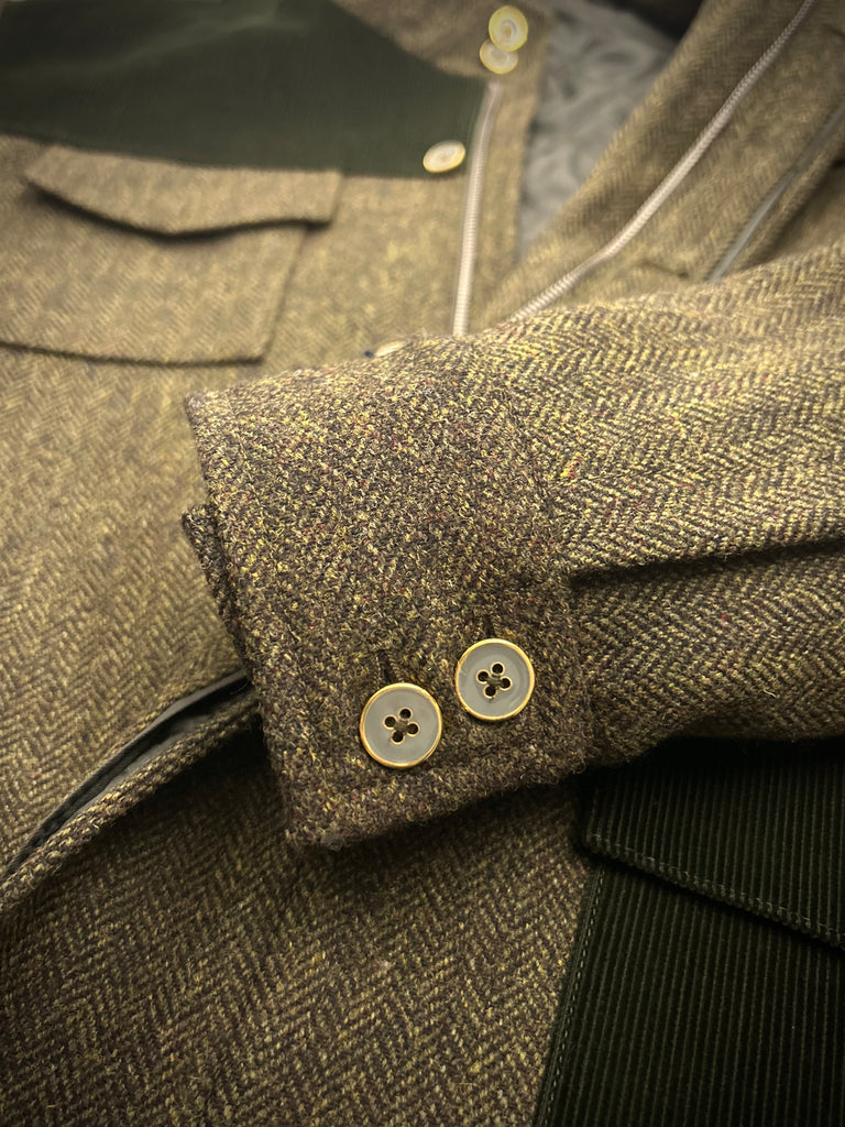 Dark Olive Utility Coat. 38R only.