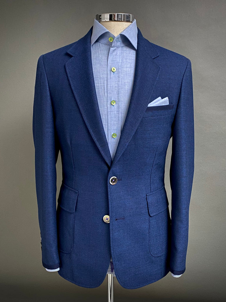 CLASSIC NAVY. Ultra-Lightweight Mesh Blazer.