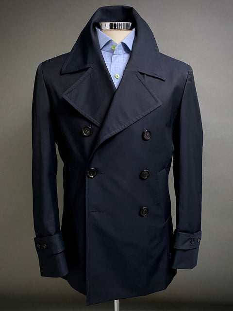 ITALIAN Waterproof Peacoat. NAVY.