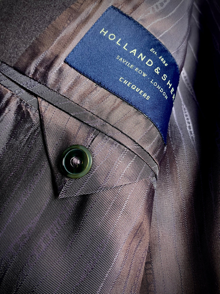 20th ANNIVERSARY MAUVE FLANNEL, Merino Wool Classic Blazer.