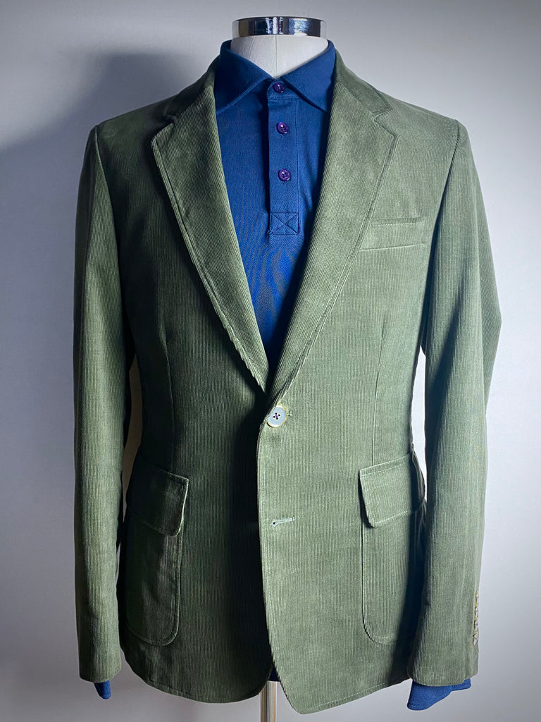 SAGE GREEN Corduroy 38R Only.