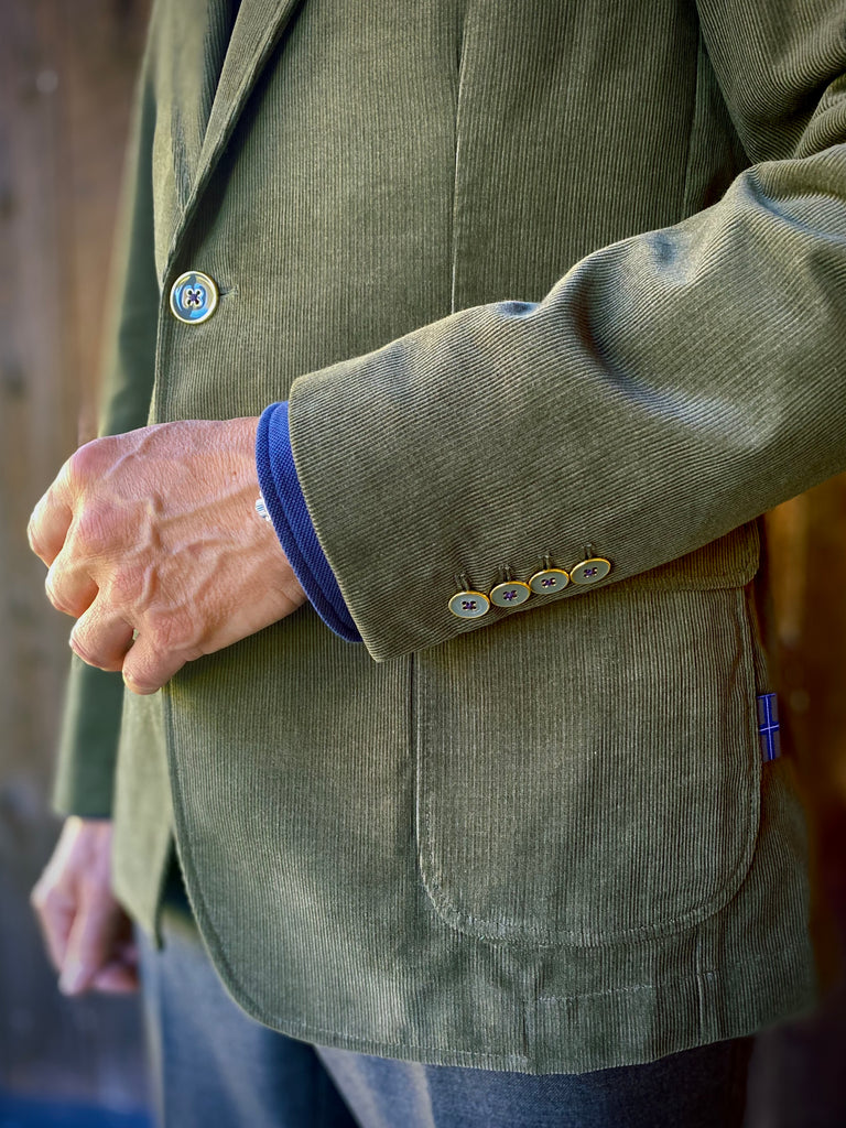 SAGE GREEN Corduroy 38R Only.
