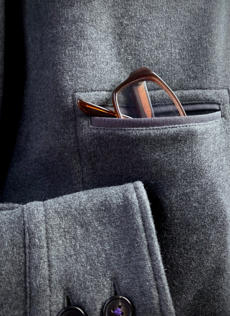 Cutaway Collar Fleece Shirt Jacket.