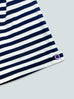 Navy and White Stripe Polo.