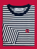 Navy and White Stripe T-Shirt LONG SLEEVE.