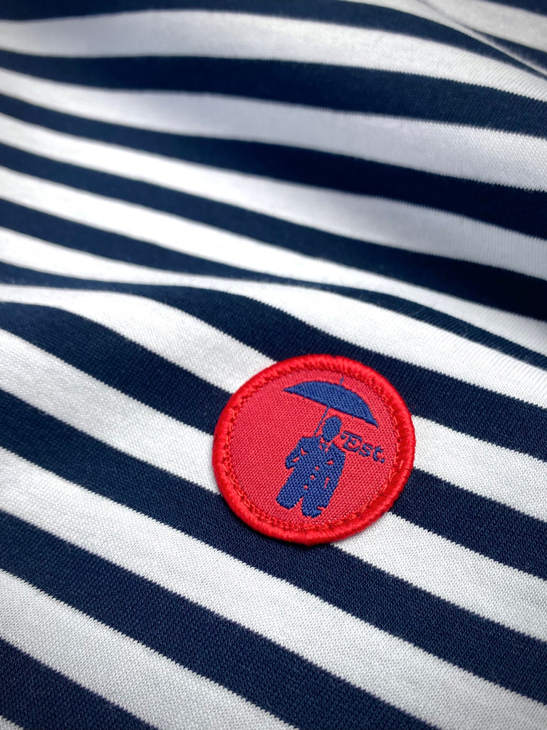 Navy and White Stripe T-Shirt LONG SLEEVE.