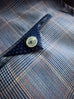 BLUE Lightweight Glen Plaid Unconstructed Blazer.