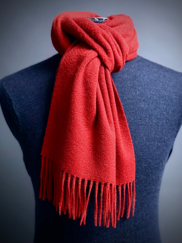 Pure CASHMERE Electric Marmalade Scarf