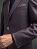 ANNIVERSARY MAUVE FLANNEL, Merino Wool Classic Blazer.