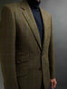 OLIVE WINDOW PANE TWEED. Classic Cut Blazer.