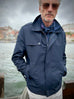 ITALIAN Waterproof Harrington. NAVY.