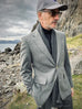 Pure Cashmere (Ing LORO PIANA & C.) Doeskin Grey Blazer.