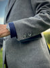 Pure Cashmere (Ing LORO PIANA & C.) Doeskin Grey Blazer.