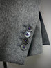 Pure Cashmere (Ing LORO PIANA & C.) Doeskin Grey Blazer.