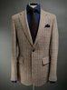 GUN CLUB PLAID TWEED. Classic Cut Blazer.