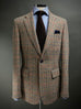 GUN CLUB PLAID TWEED. Classic Cut Blazer.