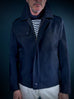 ITALIAN Waterproof Harrington. NAVY.