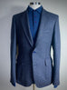 NAVY & CHARCOAL HOUNDSTOOTH TWEED Unconstructed Blazer.