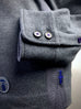 Cutaway Collar Fleece Shirt Jacket.