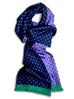 Picture of Navy and Purple Silk Scarf