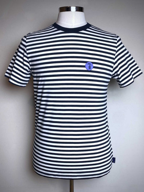 Navy and White Stripe T-Shirt.